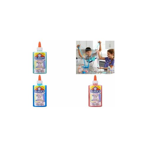 Elmer's Colle M&eacute;tallique, 147 ml, bleu - Lot de 3