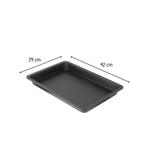 Plaque de four rectangulaire 42 x 29 cm Zenker Black Metallic 6536 au  meilleur prix
