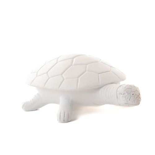Non Communiqué Blanche/Blanc Statue : Tortue - Amadeus - Résine
