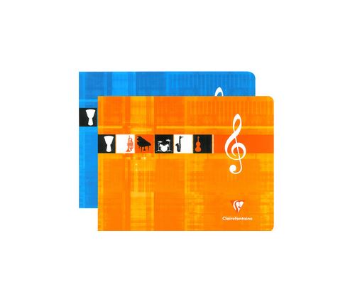 Clairefontaine Cahier De Musique, 170 X 220 Mm À Litalienne