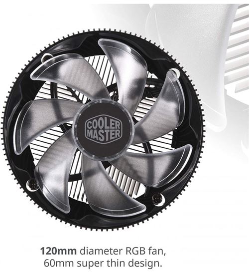 Non Communiqué Noir Cooler Master Ventilateur Processeur I71c Rgb (Noir)