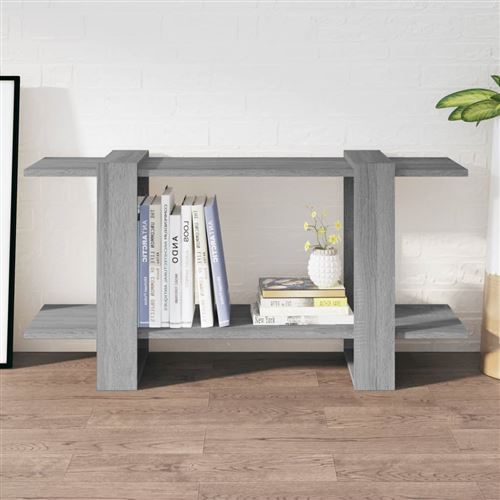 Vidaxl Gris Bibliothèque Sonoma 100X30x51 Cm Bois D'ingénierie813570 - Image 3