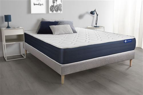 Matelas + sommier 140x200 latex et m&eacute;moire de forme ACTISOM - Actilatex sleep