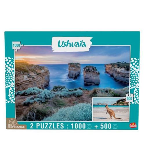 Goliath - Puzzle - Collection Ushuaia -Island Archway Et Kagourou (Australie)
