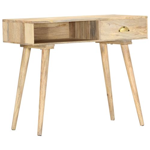 vidaXL Table console 90x45x75 cm Bois de manguier massif