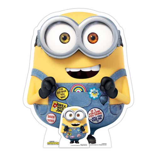 STAR CUTOUTS Figurine en carton Petit Frère Bob - Les Minions 2 : Il était une fois Gru - Haut 62 cm