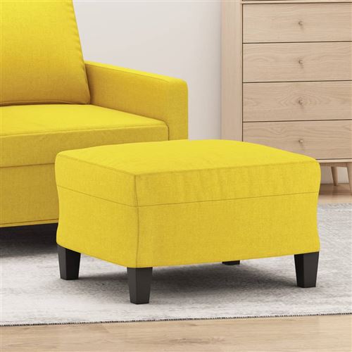 vidaXL - Tabouret - 60x50x41 cm - Jaune - Image 3
