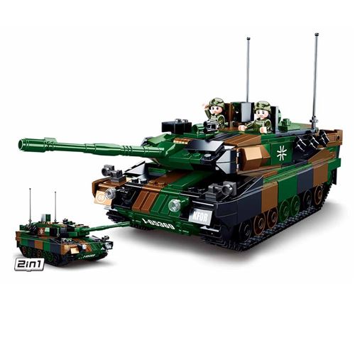 Jeu de construction brique emboitable compatible lego sluban wwii 2ème  guerre mondiale tank destroyer armé militaire m38 b0687 soldats articulés -  Lego - Achat & prix