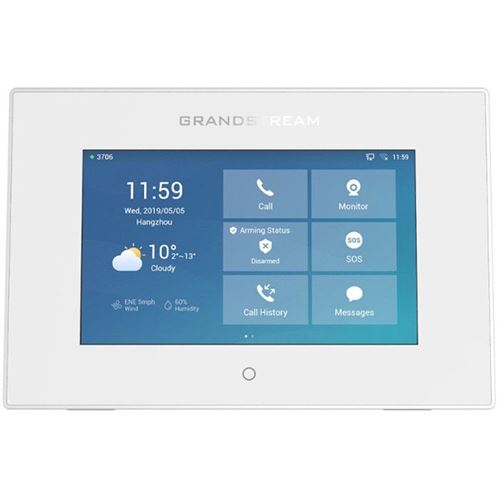 Interphone Grandstream GSC3570 à écran tactile 7 pouces, audio HD, double Wi-Fi, PoE, intégration SIP - Image 3