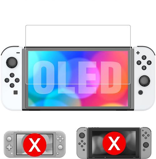 CABLING® Verre Trempé compatible pour Nintendo Switch OLED model