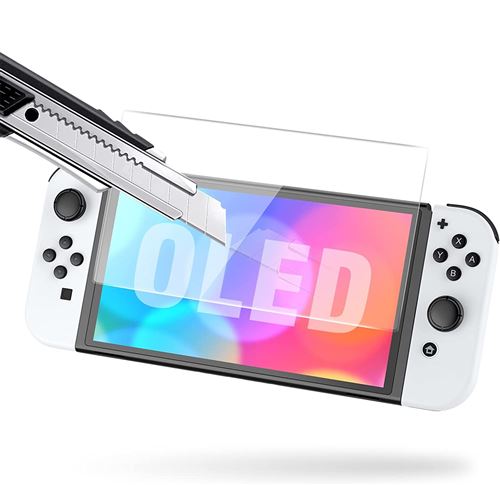 CABLING® Verre Trempé compatible pour Nintendo Switch OLED model 2021 -  Connectique et chargeur console - Achat & prix