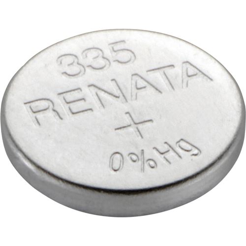 RENATA Pile bouton Silver Oxyde 335 / SR512 SW 0% mercure