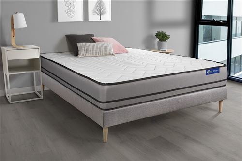 Matelas + sommier 180x200 m&eacute;moire de forme ACTISOM - Actimemo night