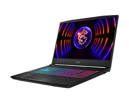 MSI Katana 15 B13VFK-1694XFR - Intel Core i5 - 13420H / jusqu'à 4.6 GHz - GeForce RTX 4060 - 16 Go RAM - 512 Go SSD NVMe - 15.6" 1920 x 1080 (Full HD) @ 144 Hz - Gigabit Ethernet - Wi-Fi 6 - noir - clavier : AZERTY