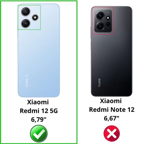 Verre Trempé pour Xiaomi Redmi 12 5G [Pack 2] Film Vitre Protection Ecran  Phonillico® - Protection d'écran pour smartphone - Achat & prix