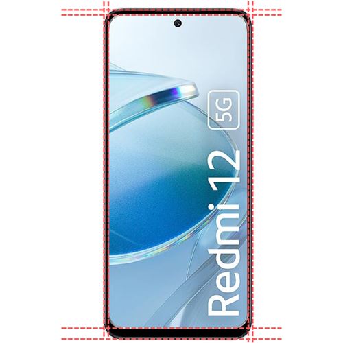 Protège écran PHONILLICO Xiaomi Redmi 12 - Verre Trempé x2