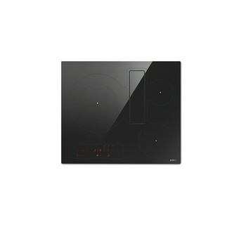 Table de cuisson aspirante induction 60cm 3 feux 7400w noir Elica PRF0187245