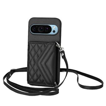 Étui Cuir Rabat Google Pixel 9 Pro - Protection Complète - Noir - Marque SDTEK - Neuf Sous Blister
