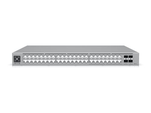 Ubiquiti Unifi Pro Max 48 Poe - Commutateur - C3 - Géré - 16 X 1/2.5G (8 Poe+, 8 Poe++) + 32 X 10/100/1000 (24 Poe+, 8 Poe++) + 4 X 10 Gigabit Sfp+ - Montable Sur Rack - Poe++ (720 W)