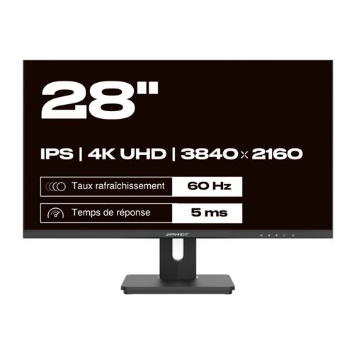 Écran PC – JAPANNEXT JN-IPS280UHD60FC65 28" 4K UHD bureautique