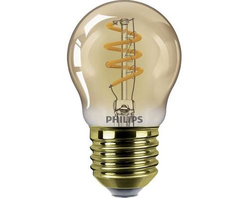 Philips Lighting 871951431601000 LED E27 forme de goutte 3.5 W = 15 W blanc chaud (Ø x L) 46 mm x 80 mm