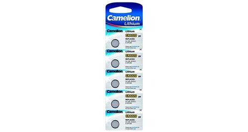Camelion - lot de 5 piles lithium cr1220