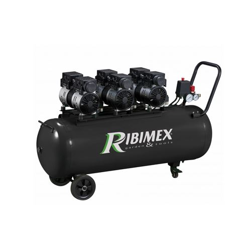 Non Communiqué Compresseur 3Cv Sur Cuve 100L Silencieux Ribimex Prcomp3/100Silr