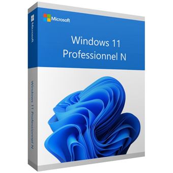 Microsoft Windows 11 Professionnel N (Pro N) - Clé licence à télécharger - 1