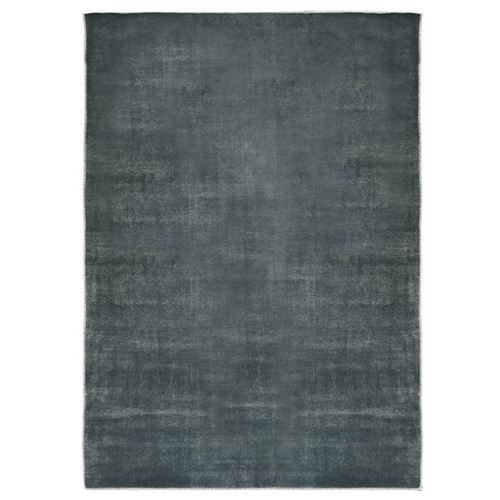 vidaXL Tapis lavable pliable Gris 200x300 cm Polyester