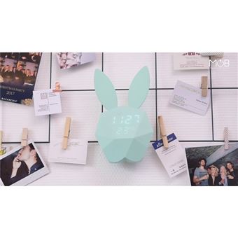 MOB Réveil fun intelligent Cutty Clock Turquoise MOB Réveil fun intelligent Cutty Clock Turquoise