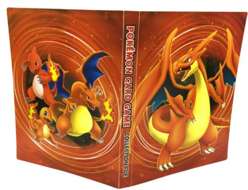 Cahier range-cartes Album Livre Liste collection pour 112 cartes jeux de société pokémon pokemon jouets modèle Charizard
