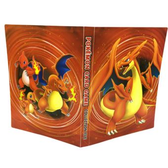 Peut contenir 240 Cartes Les Jeux de Cartes à Collectionner classeur de Support TCG Charizard LSST Album de Cartes à Collectionner Compatible avec Le Dossier de Cartes Pokemon 