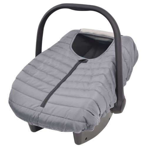 vidaXL Housse pour porte-bébé / Siège auto 57 x 43 cm Gris