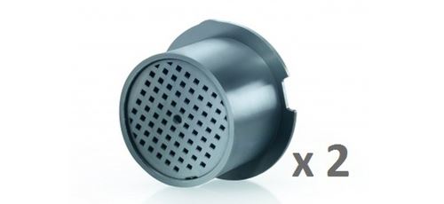 Liebherr FreshAir Aktivkohlefilter 2 x Aktivkohlefilter – Kühlschrank Zubehör/Gefrierschrank Zubehör – schwarz