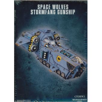 Figurine Warhammer 40k - Stormfang Gunship Loups Spatiaux, Kit En Plastique à Assembler, Games Workshop