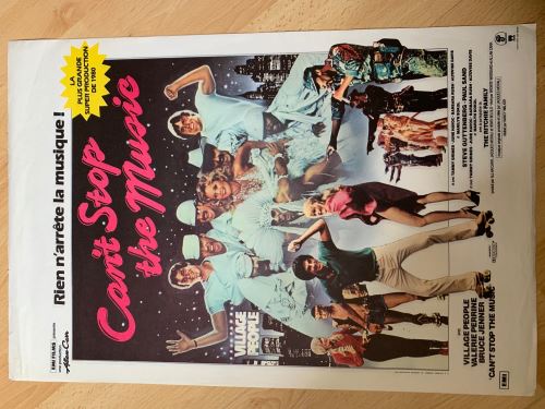 Can't Stop the Music - 1980 - Village Peaople - AFFICHE