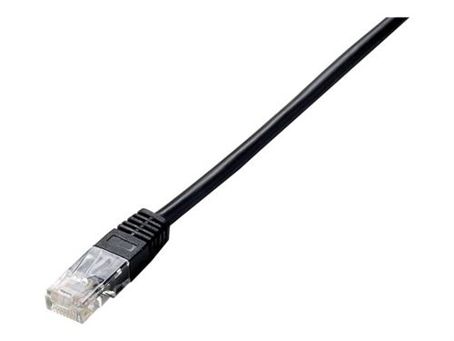 Equip Life - Cordon de raccordement - RJ-45 (M) pour RJ-45 (M) - 50 cm - UTP - CAT 5e - moulé, bloqué - noir