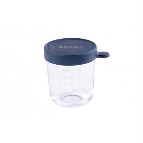 Beaba - Portion verre 250 ml dark blue