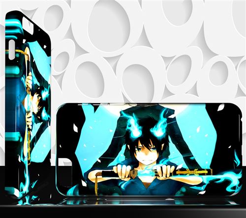 Coque Design Iphone 6  6S MANGA BLUE EXORCIST - AO NO EXORCIST - Réf 14