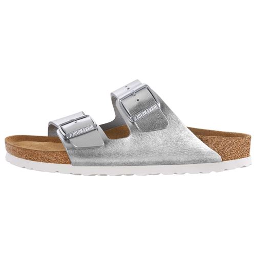 Sandales birkenstock arizona cuir metallic