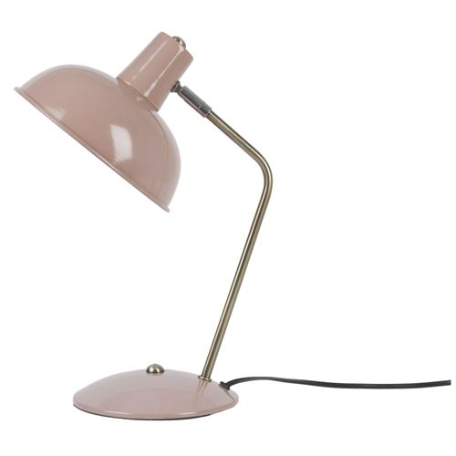 Leitmotiv - Lampe en métal à poser Hood Vieux rose