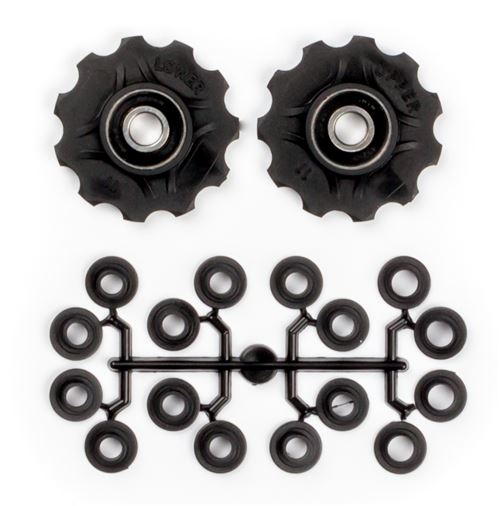 Elvedes roues dérailleurs 11 dents 7-11 speed noir 2 pièces