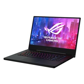 ASUS ROG Zephyrus S GX532GW-ES029T - Intel Core i7 9750H / 2.6 GHz - Windows 10 Home - GF RTX 2070 - 16 Go RAM - 1 To SSD NVMe - 15.6" IPS 1920 x 1080 (Full HD) @ 144 Hz - Wi-Fi 5 - métal noir - 1