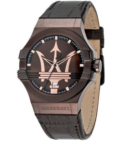 Maserati Montre Homme R8851108011 bordeaux, Brun