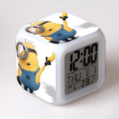 Stack - Réveil LED Enfant - Motif Minions - Multicolore - Image 2