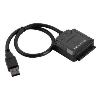 Câble adaptateur USB vers SATA Disque dur 2,5/3,5 pouces Cordon