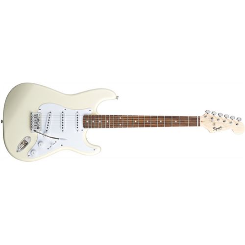 Squier stratocaster bullet strat avec tremolo Arctic White - guitare électrique