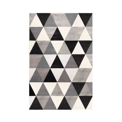TAO SCANDI Tapis de salon - 190 x 290 cm - Polypropylene - Noir
