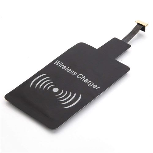 SHOP-STORY - WIRELESS CHARGER WHITE MICRO USB : Chargeur sans fil à  induction + Récepteur au meilleur prix
