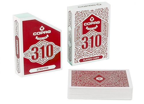 Copag cartes à jouer 310 Magiciens stripteaseurs rouge 55 pièces